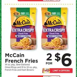 ShopRite McCain French Fries offer