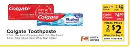ShopRite Colgate Toothpaste offer
