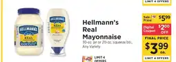 ShopRite Hellmann's Real Mayonnaise offer