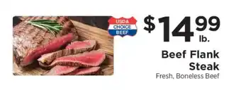 ShopRite Beef Flank Steak offer