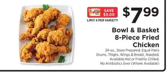 ShopRite Bowl & Basket 8-Piece Fried Chicken offer