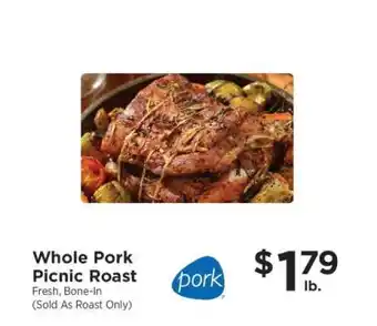 ShopRite WHOLE PORK PICNIC ROAST offer