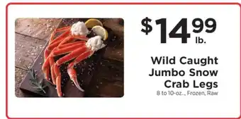 ShopRite Wild Caught Jumbo Snow Crab Legs offer