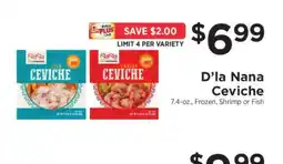 ShopRite D'la Nana Ceviche offer
