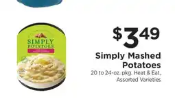 ShopRite Simply Mashed Potatoes offer