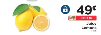 ShopRite Juicy Lemons offer