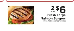 ShopRite Fresh Large Salmon Burgers offer