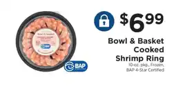 ShopRite Bowl & Basket Cooked Shrimp Ring offer