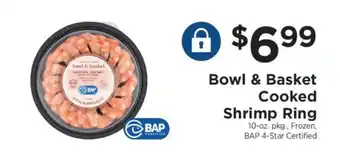 ShopRite Bowl & Basket Cooked Shrimp Ring offer