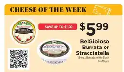 ShopRite BelGioioso Burrata or Stracciatella offer