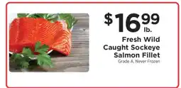 ShopRite Fresh Wild Caught Sockeye Salmon Fillet offer