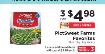 ShopRite PictSweet Farms Favorites offer