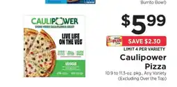 ShopRite Caulipower Pizza offer