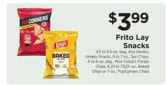 ShopRite Frito Lay Snacks offer