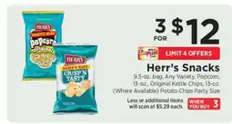 ShopRite Herr's Snacks offer
