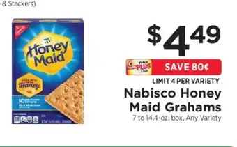 ShopRite Nabisco Honey Maid Grahams offer