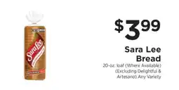 ShopRite Sara Lee Bread offer