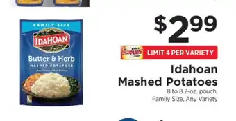 ShopRite Idahoan Mashed Potatoes offer