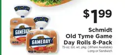 ShopRite Schmidt Old Tyme Game Day Rolls 8-Pack offer