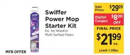 ShopRite Swiffer Power Mop Starter Kit offer