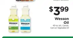 ShopRite Wesson Oil offer