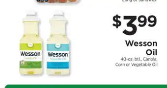 ShopRite Wesson Oil offer