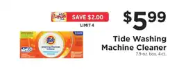 ShopRite Tide Washing Machine Cleaner offer