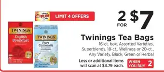 ShopRite Twinings Tea Bags offer