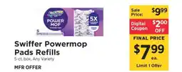 ShopRite Swiffer PowerMop Pads Refills offer