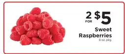 ShopRite Sweet Raspberries offer