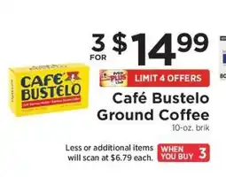ShopRite Café Bustelo Ground Coffee offer