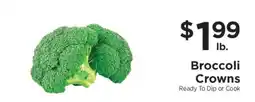 ShopRite Broccoli Crowns offer