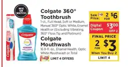 ShopRite Colgate 360° Toothbrush offer