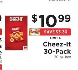 ShopRite Cheez-It 30-Pack offer