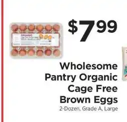 ShopRite Wholesome Pantry Organic Cage Free Brown Eggs offer