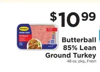 ShopRite Butterball 85% Lean Ground Turkey offer