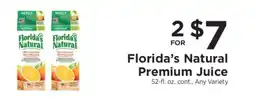ShopRite Florida's Natural Premium Juice offer