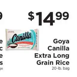 ShopRite Goya Canilla Extra Long Grain Rice offer