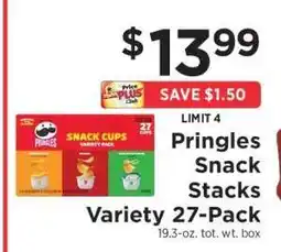 ShopRite Pringles Snack Stacks Variety 27-Pack offer