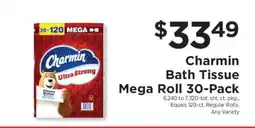 ShopRite Charmin Bath Tissue Mega Roll 30-Pack offer