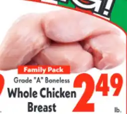 Marino's Supermarket Grade A Boneless Whole Chicken Breast offer