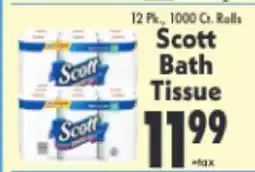 Marino's Supermarket Scott Bath Tissue offer