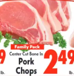 Marino's Supermarket Center Cut Bone In Pork Chops offer