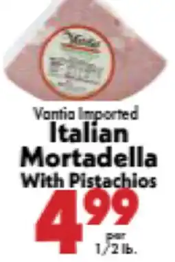 Marino's Supermarket Vantia Imported Italian Mortadella With Pistachios offer