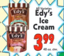 Marino's Supermarket All Varieties Edy's Ice Cream offer