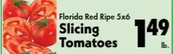 Marino's Supermarket Florida Red Ripe 5x6 Slicing Tomatoes offer