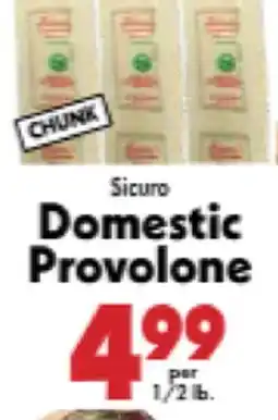 Marino's Supermarket Sicuro Domestic Provolone offer