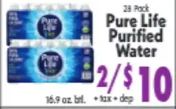 Marino's Supermarket Pure Life Purified Water offer