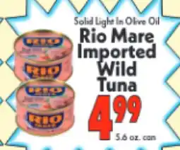 Marino's Supermarket Rio Mare Imported Wild Tuna offer