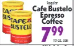 Marino's Supermarket Cafe Bustelo Espresso Coffee offer